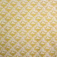 Yellow "Bird and Flowers" Shawl