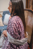 Purple "Flowers" Kimono